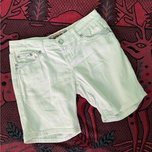 White Denim Women's Shorts